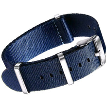Correa Militar Gruesa "Seatbelt" Azul