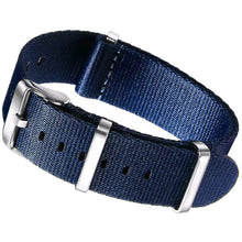 Correa Militar Gruesa "Seatbelt" Azul