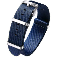 Correa Militar Gruesa "Seatbelt" Azul