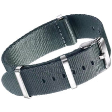 Correa Militar Gruesa "Seatbelt" Gris
