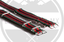 Correa Militar Clásica Verde Rojo Negro Gucci