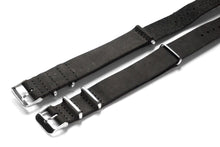 Correa Militar Clásica Piel Negra