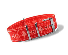 Correa Militar Clásica Navidad Roja