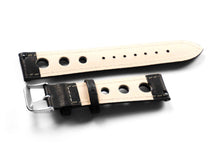 Correa Rally Negra Costura Roja