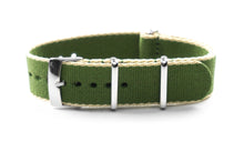 Correa Militar Premium Nylon Suave Verde Beige